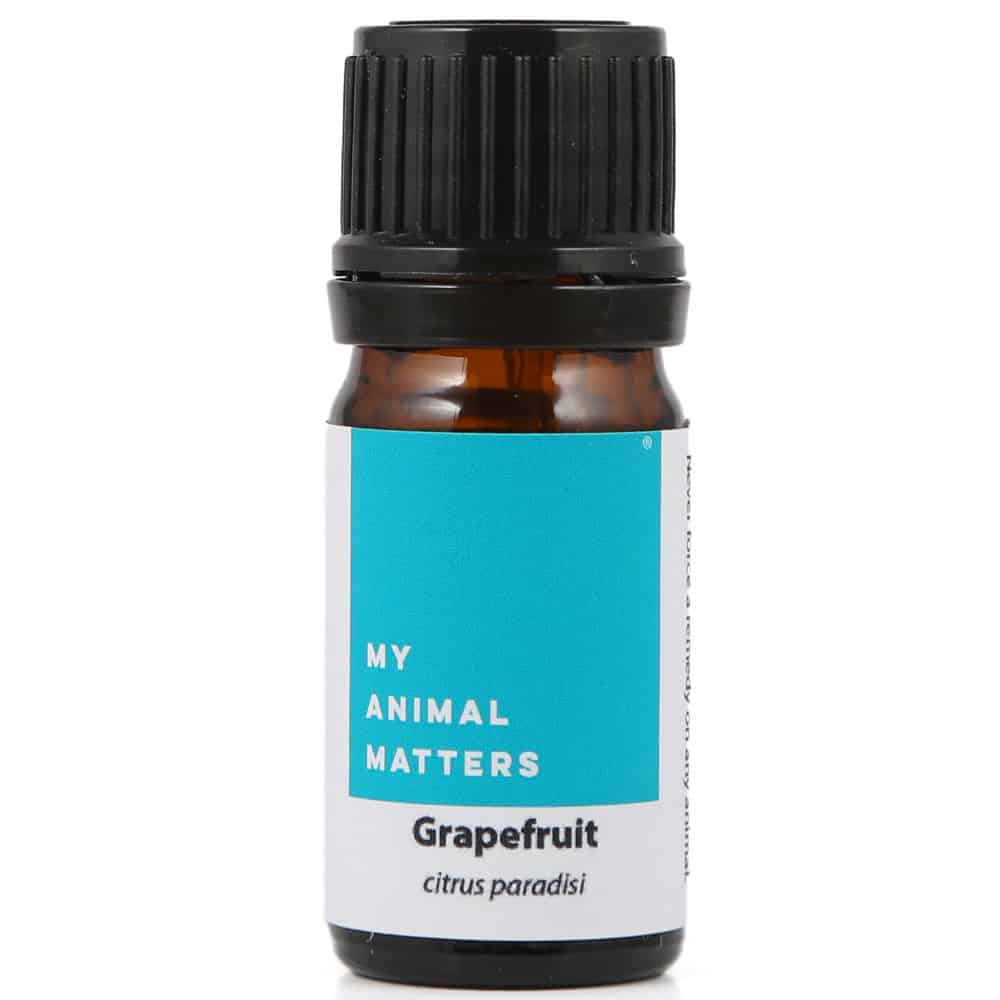 Grapefruit essential oil for animals from My Animal Matters.