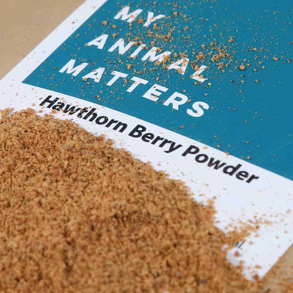 Hawthorn berry powder for animals from My Animal Matters
