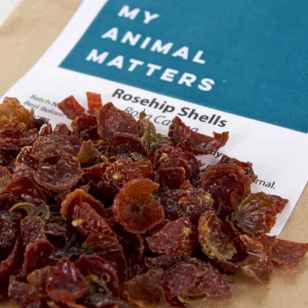 Rosehip shells for animals from My Animal Matters.